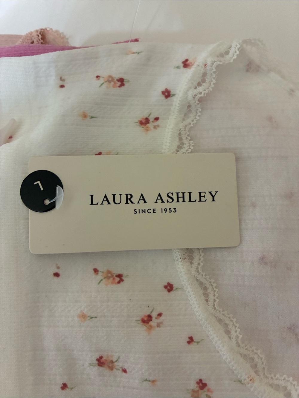 Laura Ashley  L  5-Pack Bikini Undies in White, Pink, Gray, Peach, Rose - Picture 9 of 11
